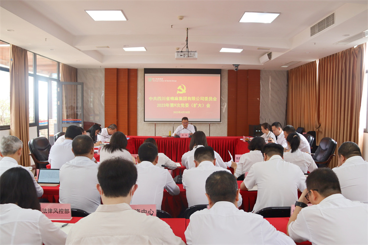 集團(tuán)公司召開2023年第9次黨委（擴大）會議