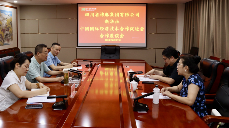 集團公司召開與新華社、中國國際經(jīng)濟技術合作促進會合作座談會